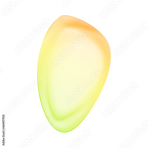 Yellow Gradient Transparent Blob