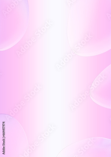 Pink Gradient Wallpaper With Bubbles