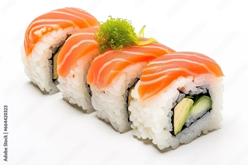 Sushi isolated on white background. Sushi isolated on white background.