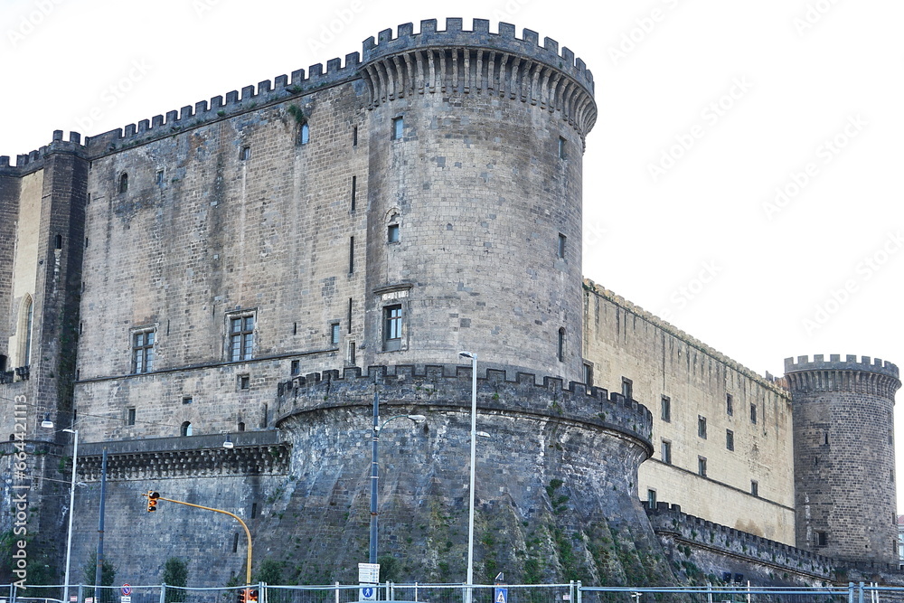 Maschio Angioino or Castel Nuovo in Naples, Campania, Italy