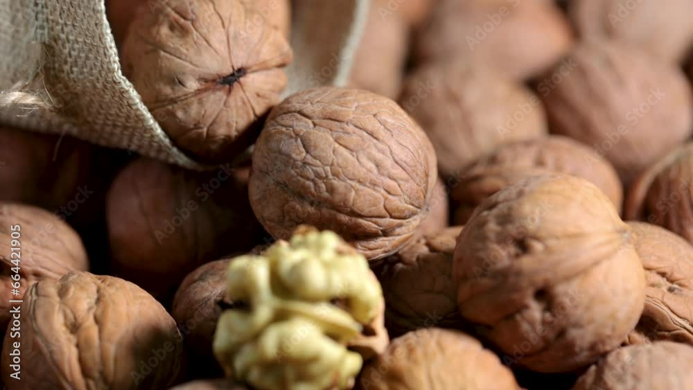 There were walnuts in abundance on the table