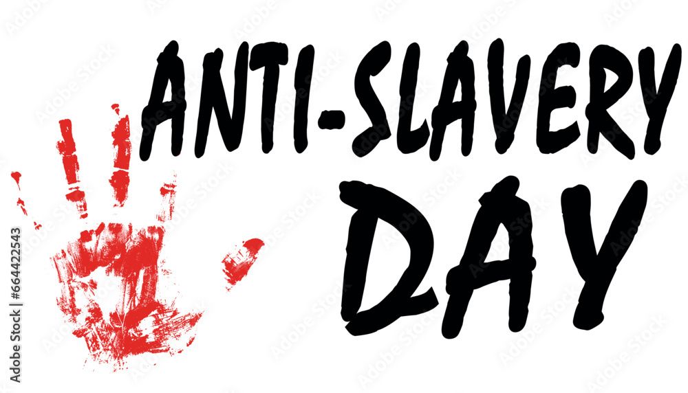 Anti-Slavery Day .This powerful vector illustration is perfect for Anti-Slavery Day or any other campaign against modern slavery and human trafficking. Anti-Slavery Day .This powerful vector illustration is perfect for Anti-Slavery Day or any other campaign against modern slavery and human trafficking.