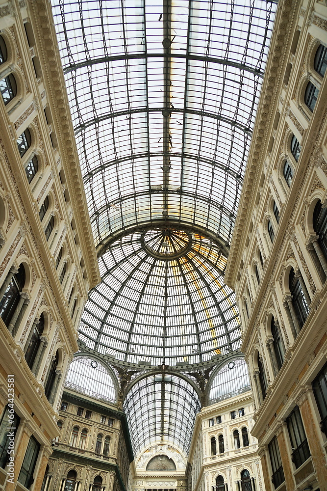 Umberto I  Gallery in Naples, Campania, Italy