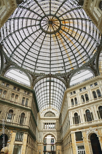 Umberto I Gallery in Naples, Campania, Italy