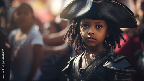 black little boy in a pirate costume on a ship, pirate kid, children in costume, halloween costume party, tricorn hat, historical costume, young pirate, kid pirate 