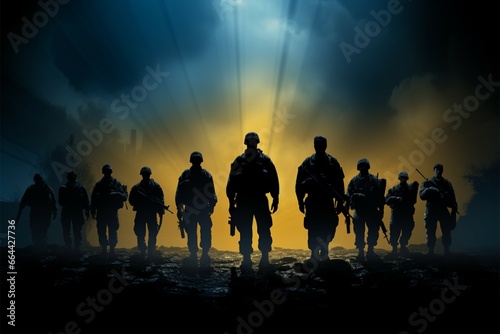 Invisible Heroes reveals the true valor within soldiers silhouettes