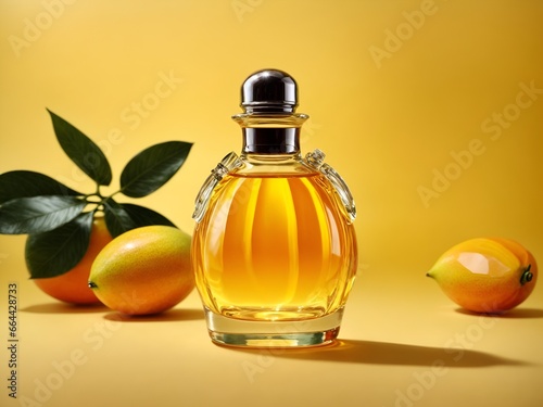 Mango perfume concept photo