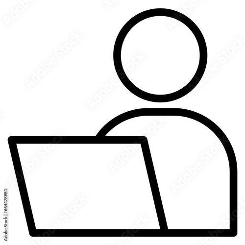 man with laptop
