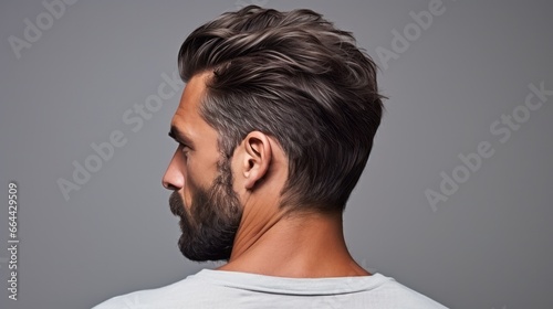 A variation of the men's haircut photo