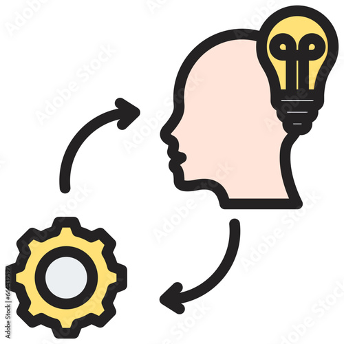 Initiative Outline Color Icon