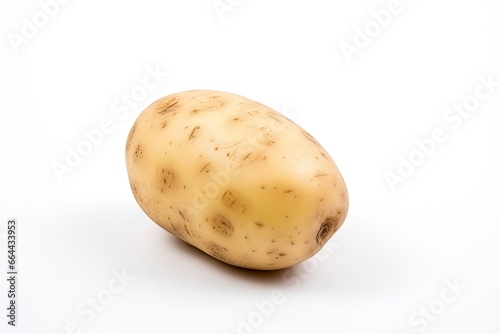 Potato isolated on white background.