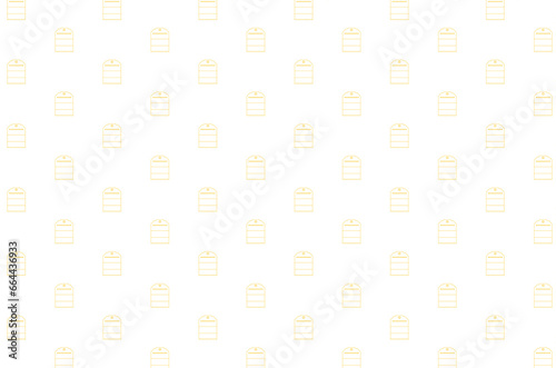Digital png illustration of yellow tags repeated on transparent background