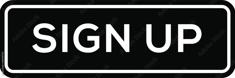 Digital png illustration of sign up text on transparent background Digital png illustration of sign up text on transparent background