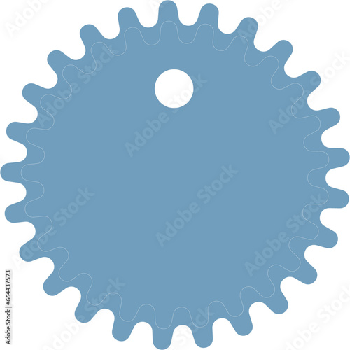 Digital png illustration of blue badge with copy space on transparent background