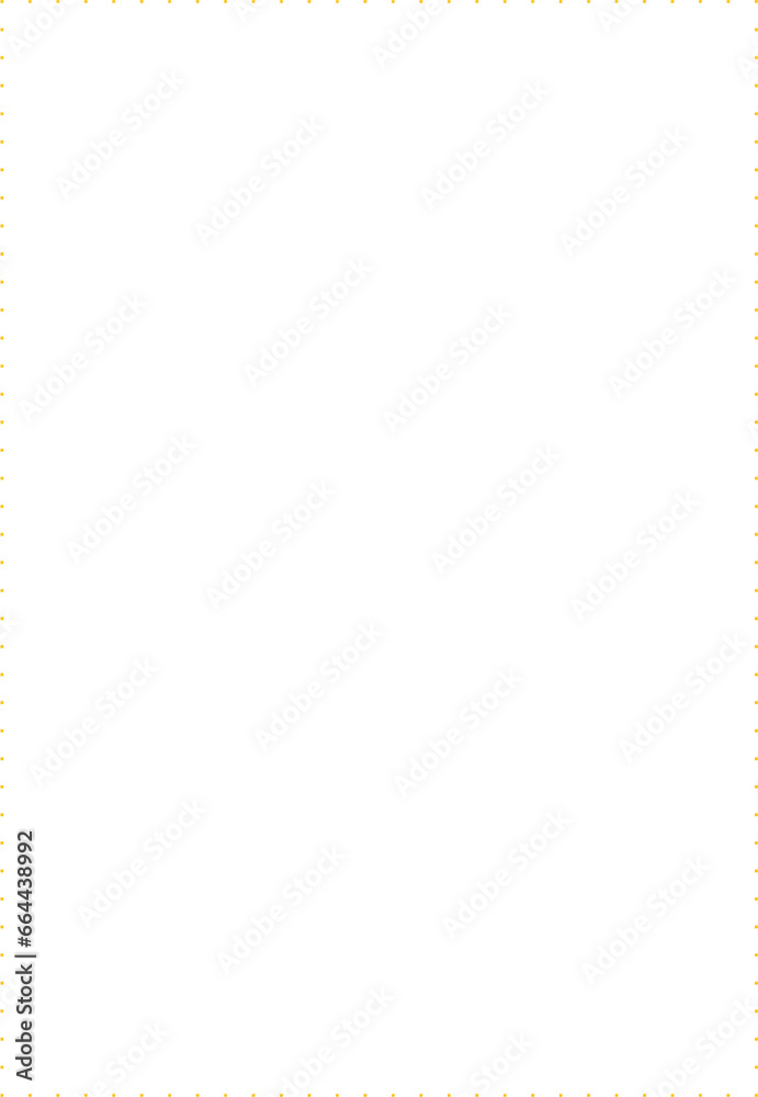 Digital png illustration of yellow abstract dotted shape on transparent background