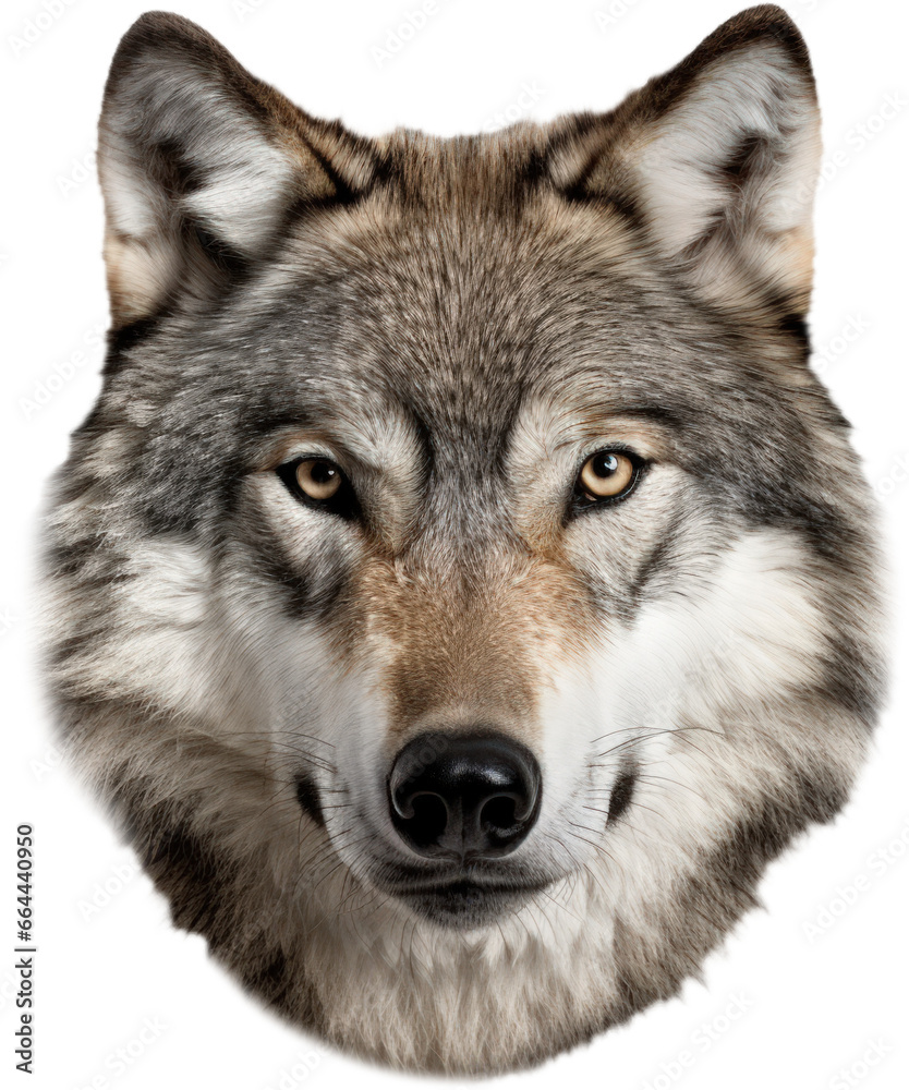 wolf head transparent background PNG clipart 