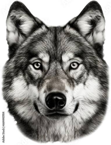 wolf head transparent background PNG clipart 
