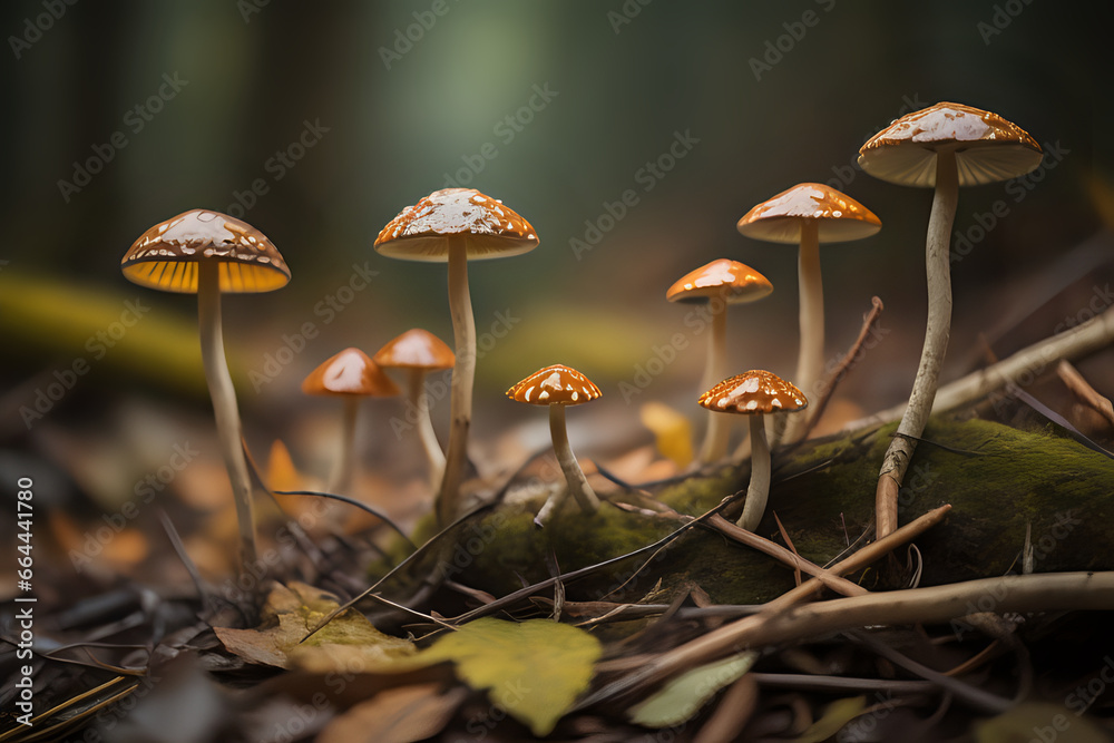 Fototapeta premium mushroom in the forest