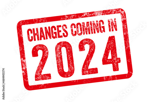 Red stamp - Changes coming in 2024