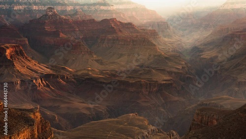 Grand Canyon Sunrise Ray of Light Time Lapse Pan R Arizona USA photo