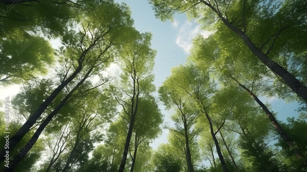 Fototapeta premium Jungle on a sunny day