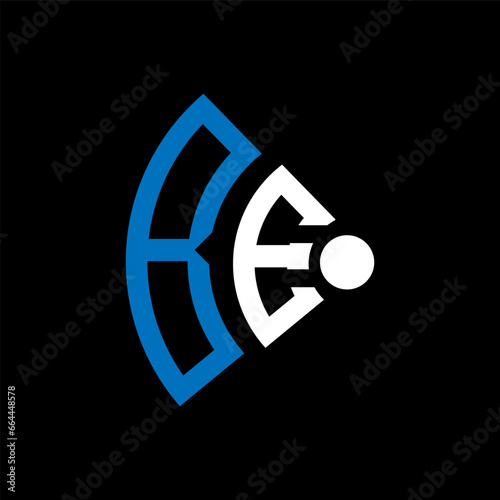 BE letter logo design.BE creative initial BE letter logo design. BE creative initials letter logo concept.
