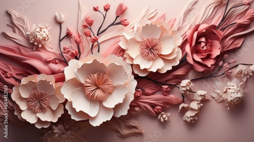 pink cherry blossom background 