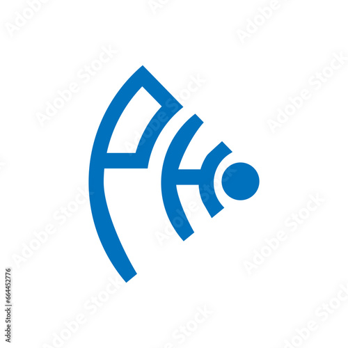 PH letter logo design.PH creative initial PH letter logo design. PH creative initials letter logo concept.
