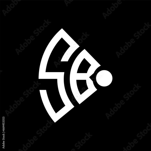 SB letter logo design.SB creative initial SB letter logo design. SB creative initials letter logo concept.
