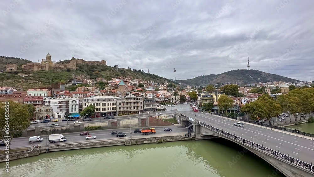 panorama of the city of tibilisi georgia