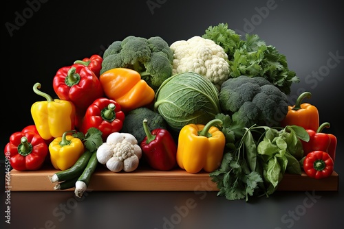 vegetables on a white background © Man888