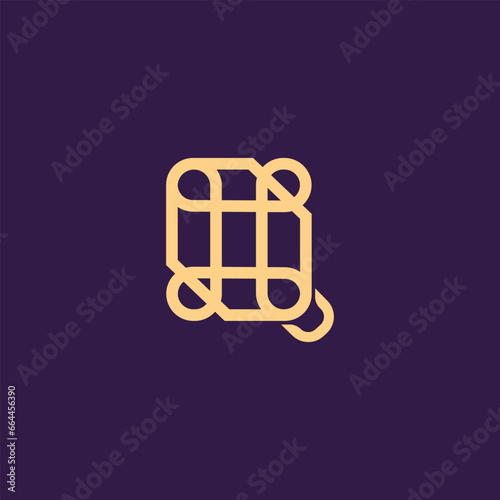New and Stylish Q Letter. QQ Initial Logo Design.