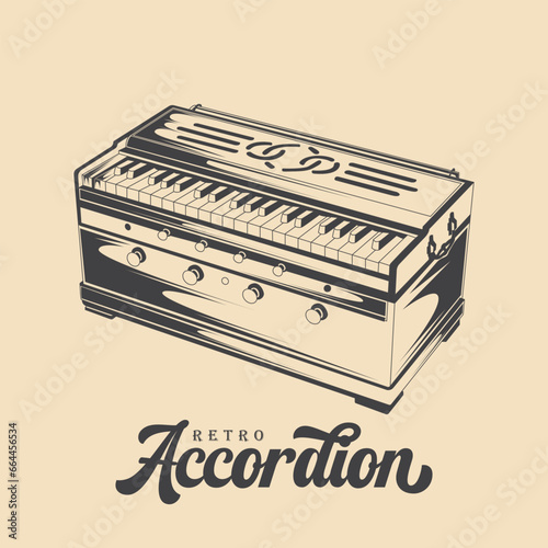 Retro Music Accordion