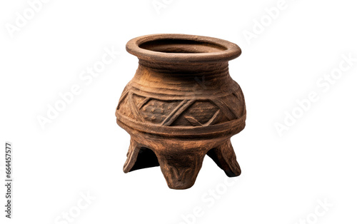 Traditional Mud Stove Chulha on Transparent Background photo