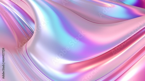 Background with iridescence. Backdrop of holographic abstract soft pastel colors. Backdrop of holographic foil. innovative and trendy gradient.