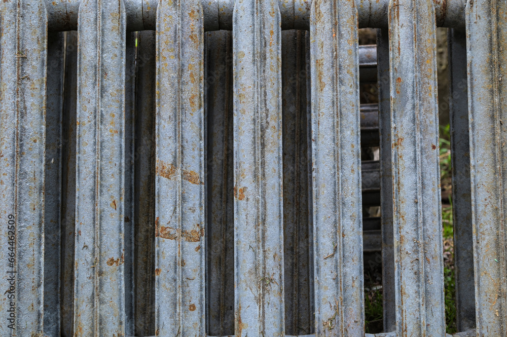 old cast iron radiator