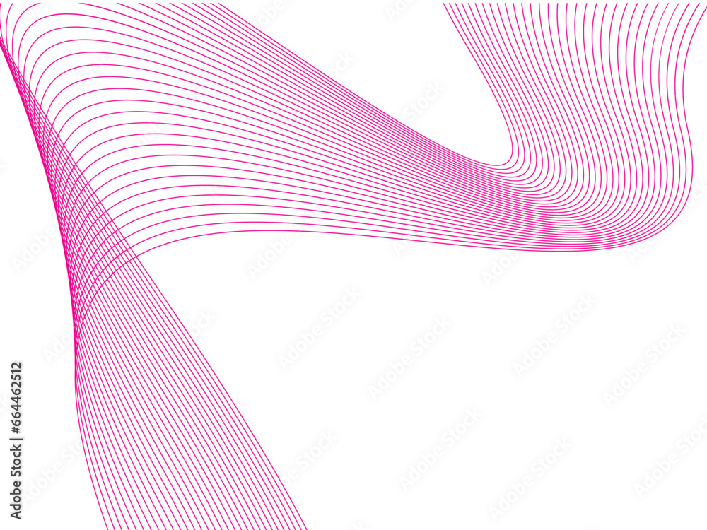 Vector abstract wave line colorful landing page flat background vector design	 - obrazy, fototapety, plakaty 
