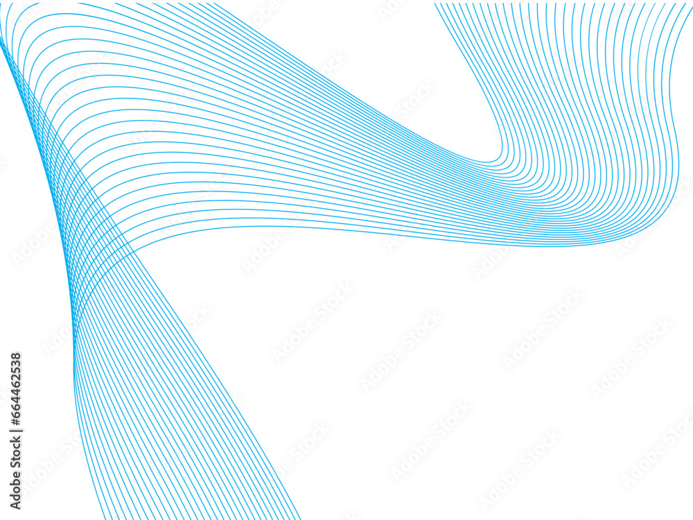 Vector abstract wave line colorful landing page flat background vector design	 - obrazy, fototapety, plakaty 
