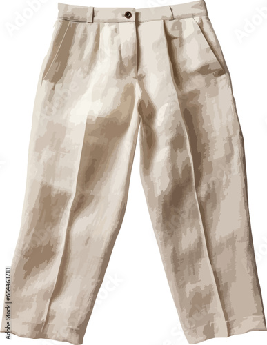 Linen pants clip art