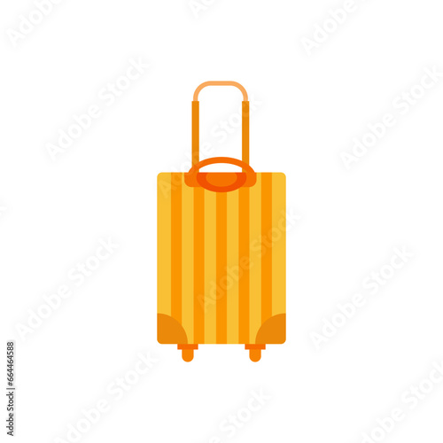 luggage for travel suitcase for vacation and journey vector illustration on white background