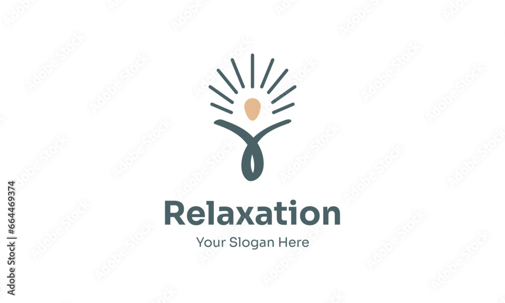 Fototapeta premium Relaxation Spiritual Logo