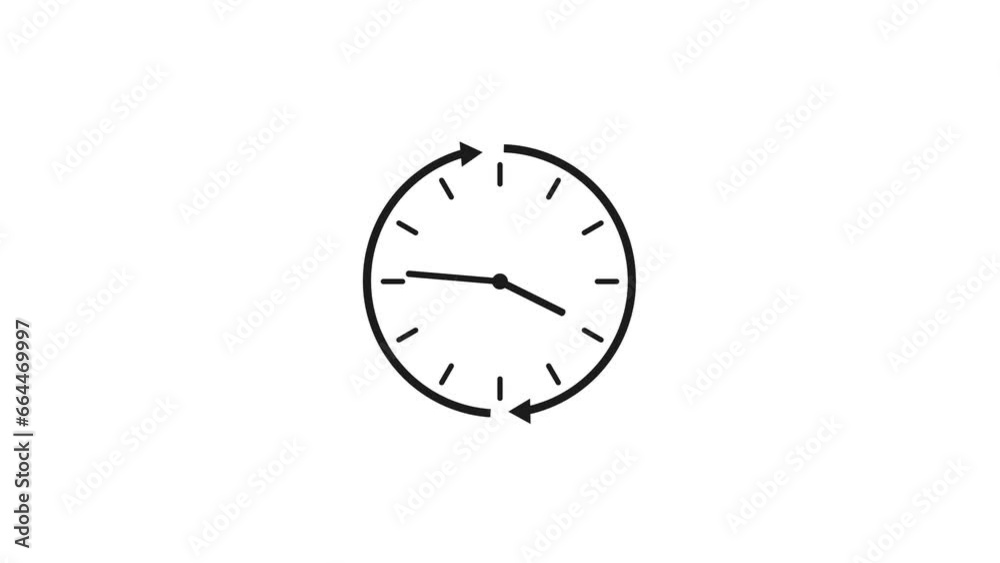 abstract fast timer clock icon animation background 4k abstract fast timer clock icon animation background 4k