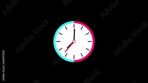 Wallpaper Mural abstract wall clock animation background 4k  Torontodigital.ca