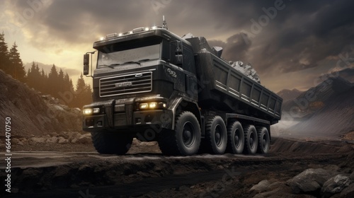 land transport truck for coal mining