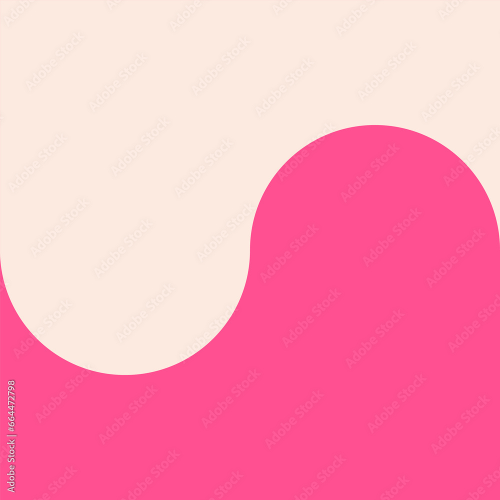 Double pink and beige background of pastel color shades. Intertwining and curved shapes. Double pink and beige background of pastel color shades. Intertwining and curved shapes.