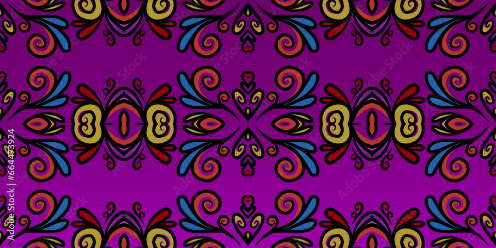 luxurious batik ethnic dayak traditional Java indonesia with beautiful flowers line art gradient design luxurious batik ethnic dayak traditional Java indonesia with beautiful flowers line art gradient design