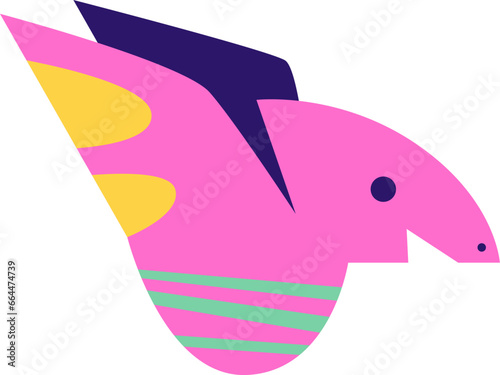 Paper Cut Cartoon Dinosaur Pterosaur