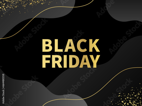 ブラックフライデー／Black Friday　バナー背景　	