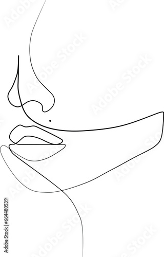 Continuous line, drawing of set faces, hairstyle, and silhouette fashion concept, woman beauty minimalist, vector illustration for t-shirt, slogan design print graphics style.