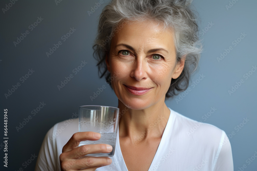 Radiant Women Over 50 Refreshing with Azure Hues Radiant Women Over 50 Refreshing with Azure Hues